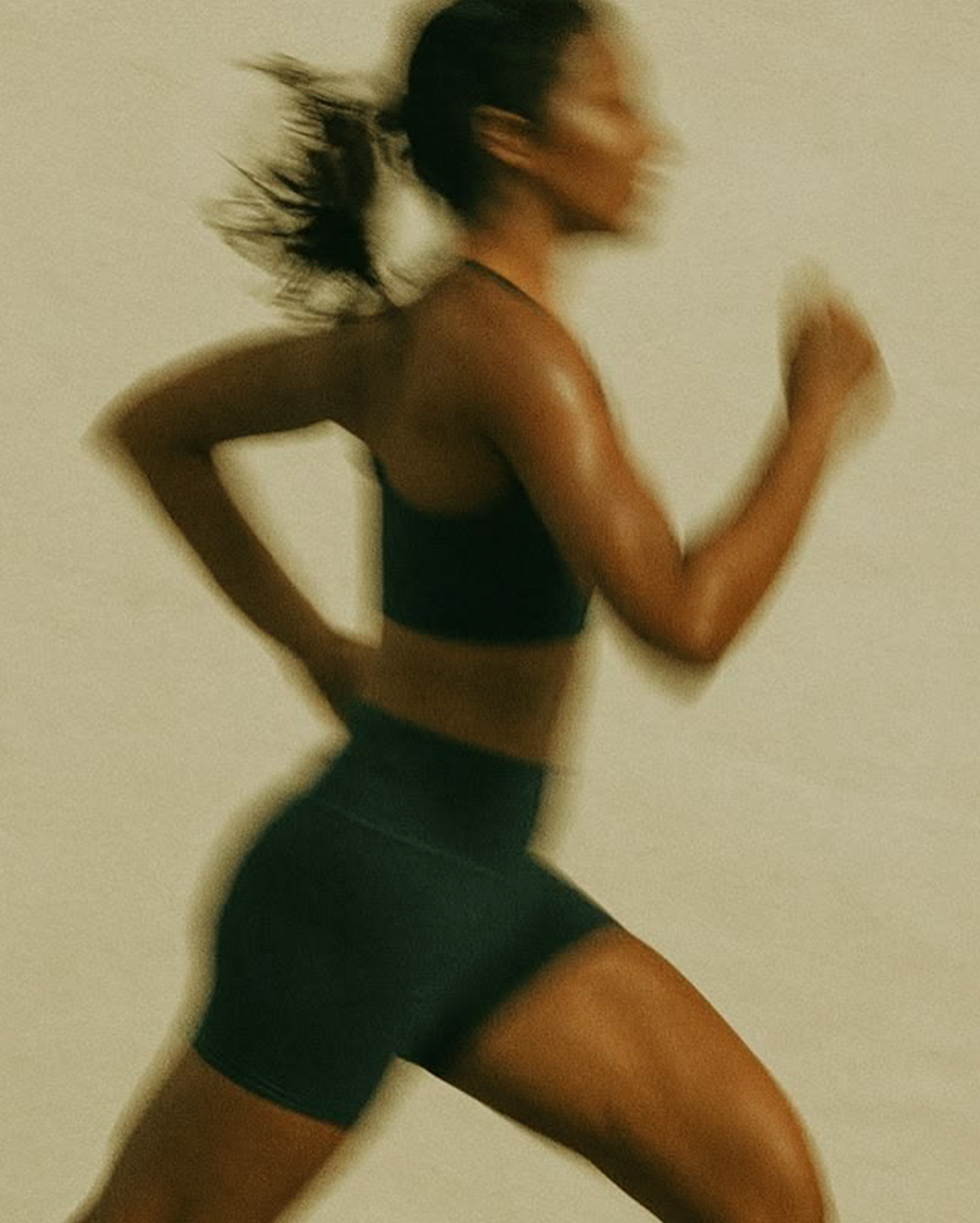 Athlète en mouvement